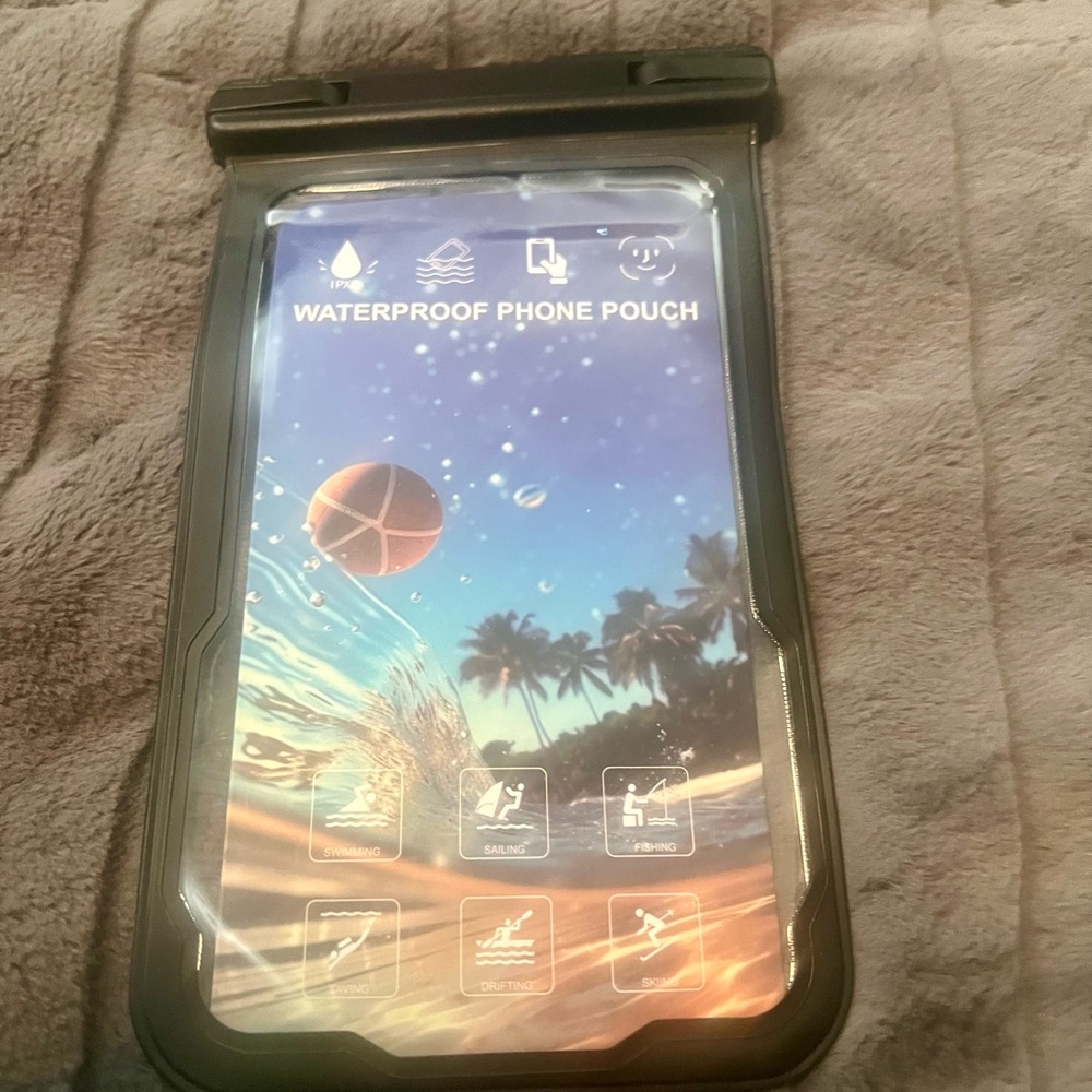 Waterproof Phone Pouch - Black